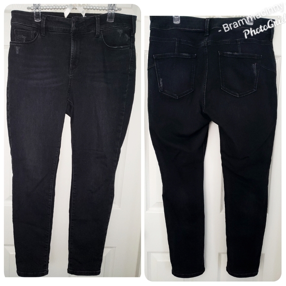 NYDJ Denim - NYDJ Black Alina Legging Skinny Lift Tuck Jeans